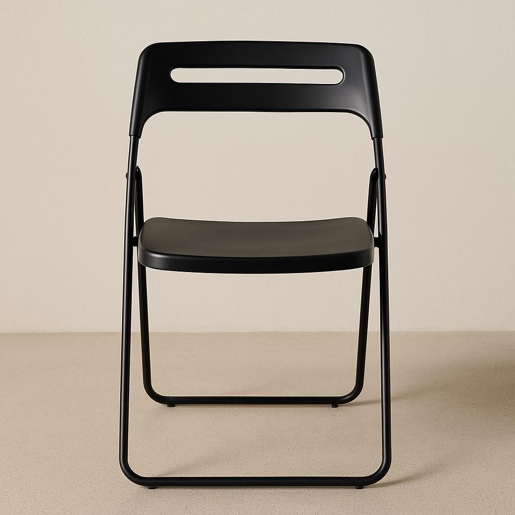 Wynajem krzeseł Poznań – krzesła składane czarne